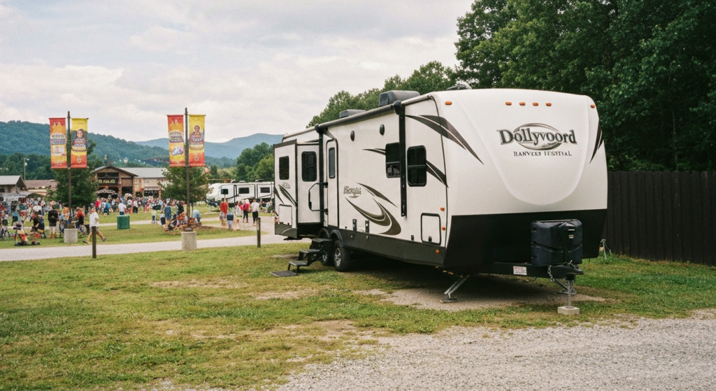 RV rental for Dollywood Harvest Festival near Sevierville TN