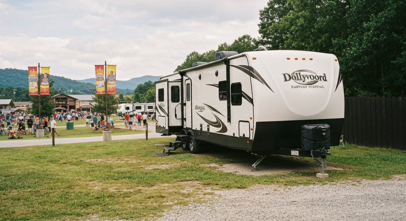 RV rental for Dollywood Harvest Festival near Sevierville